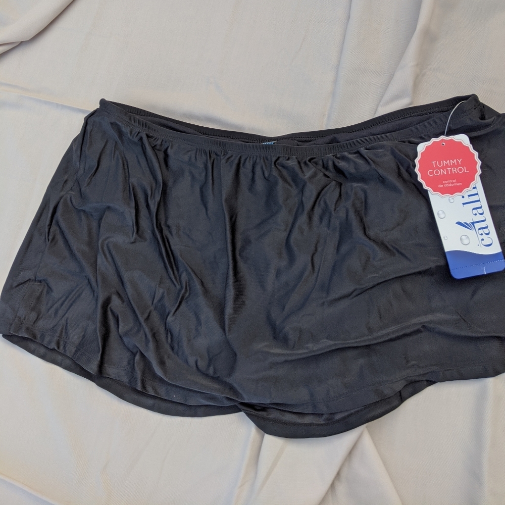 New Black Swim Skirt